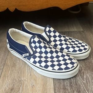Vans Checkerboard Slip-On Sneakers NWOT Women’s Size 7.5